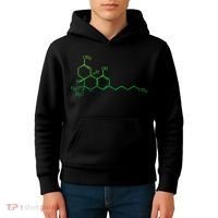 THC Cannabis Marijuana Medicine Chemical Formula Kids Hoodie thumb 4