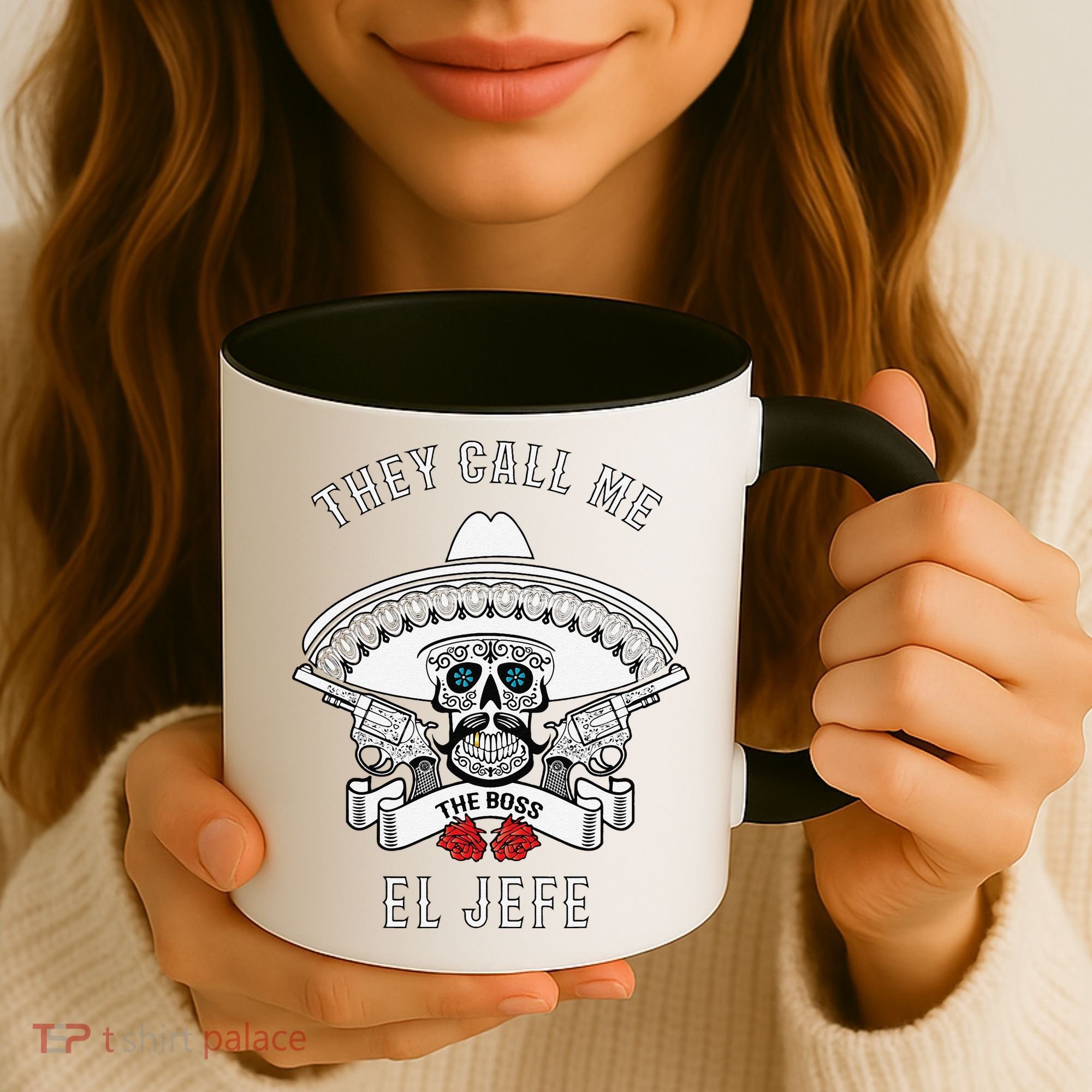 They Call Me El Jefe The Boss Joke Cinco De Mayo Coffee Mug