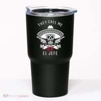 They Call Me El Jefe The Boss Joke Cinco De Mayo Tumbler thumb 0