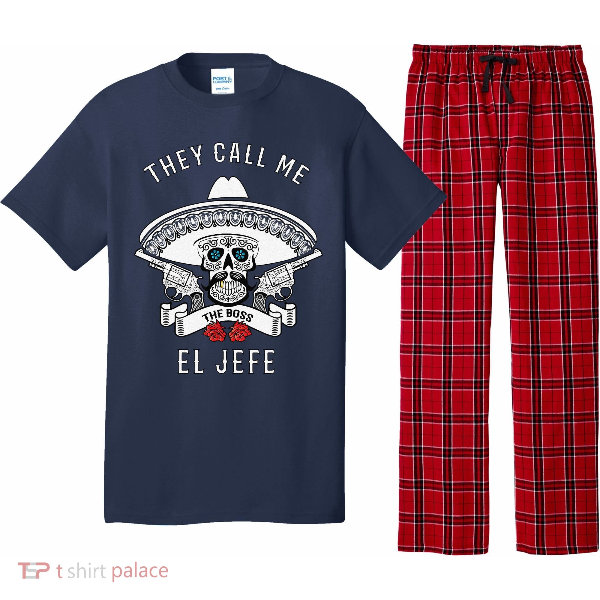 They Call Me El Jefe The Boss Joke Cinco De Mayo Pajama Set