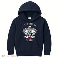 They Call Me El Jefe The Boss Joke Cinco De Mayo Kids Hoodie thumb 0