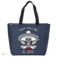 They Call Me El Jefe The Boss Joke Cinco De Mayo Tote Bag thumb 0