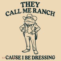 They Call Me Ranch Cause I Be Dressing Funny Frog Meme Tote Bag thumb 4