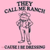 They Call Me Ranch Cause I Be Dressing Funny Frog Meme Coaster thumb 2
