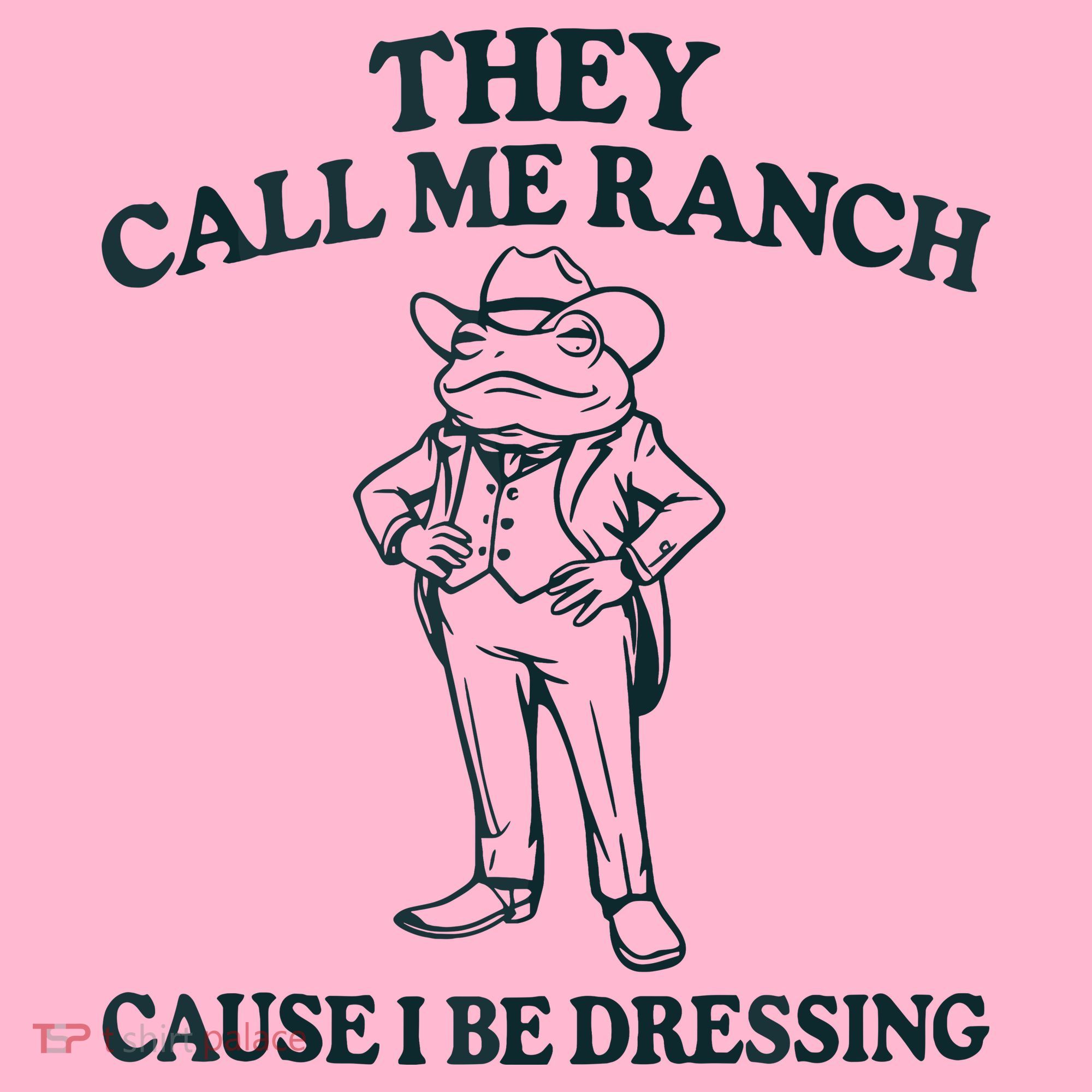 They Call Me Ranch Cause I Be Dressing Funny Frog Meme Coaster