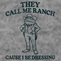 They Call Me Ranch Cause I Be Dressing Funny Frog Meme Toddler Hoodie thumb 2