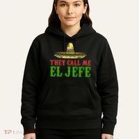 They Call Me El Jefe Mexican Bearded Men Hoodie thumb 5