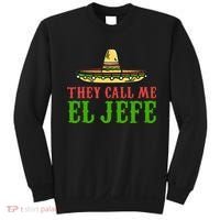 They Call Me El Jefe Mexican Bearded Men Sweatshirt thumb 0