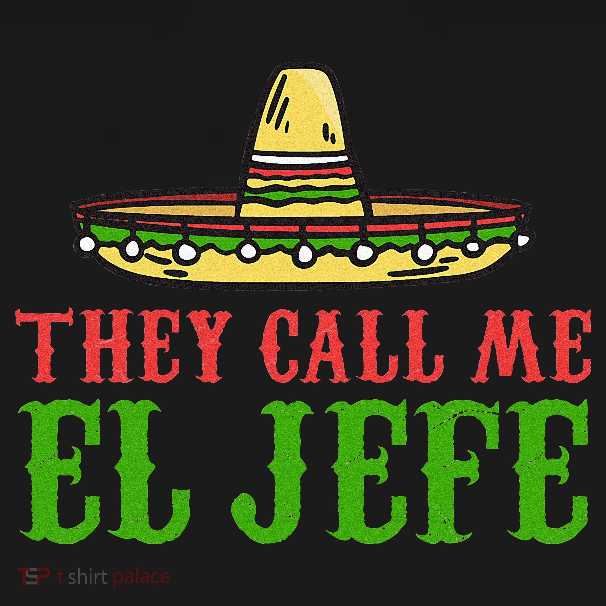 They Call Me El Jefe Mexican Bearded Men Ornament