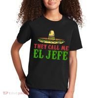They Call Me El Jefe Mexican Bearded Men Kids T-Shirt thumb 2