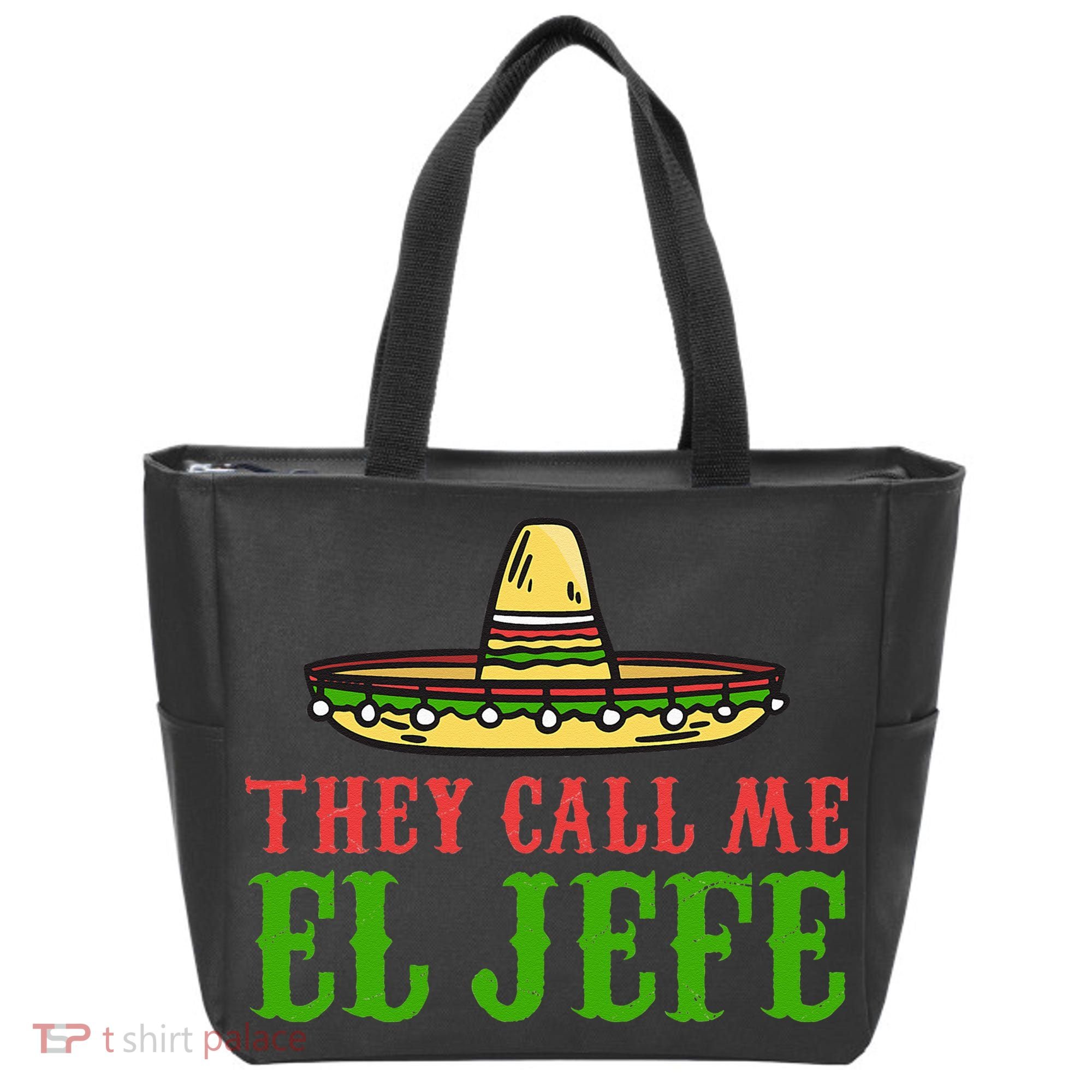They Call Me El Jefe Mexican Bearded Men Tote Bag