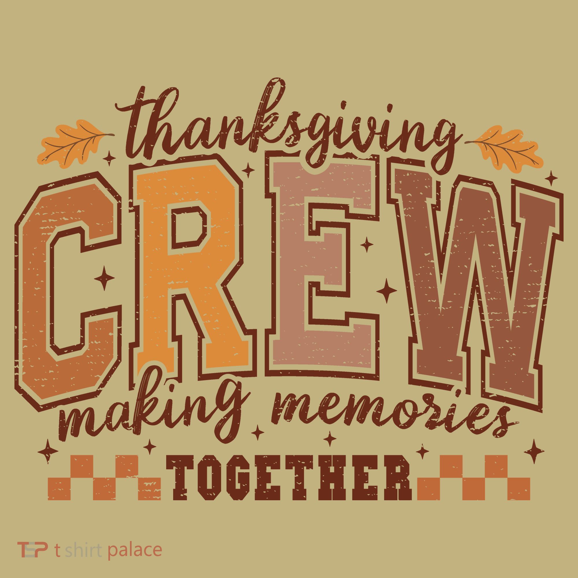 Thanksgiving Crew Making Memories Together Mousepad