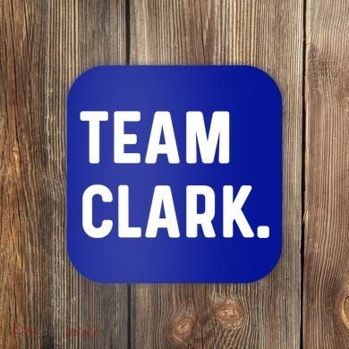 Team Clark Meaningful Gift Coaster