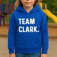 Team Clark Meaningful Gift Kids Hoodie thumb 3