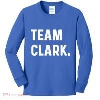 Team Clark Meaningful Gift Kids Long Sleeve Shirt thumb 0