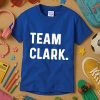 Team Clark Meaningful Gift Kids T-Shirt thumb 3