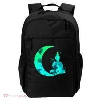 Turquoise Crescent Moon And Buddha Gift Backpack thumb 0
