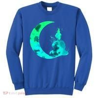 Turquoise Crescent Moon And Buddha Gift Sweatshirt thumb 0