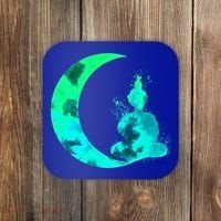 Turquoise Crescent Moon And Buddha Gift Coaster thumb 0