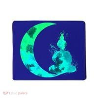 Turquoise Crescent Moon And Buddha Gift Mousepad thumb 0