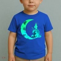 Turquoise Crescent Moon And Buddha Gift Toddler T-Shirt thumb 2