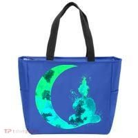 Turquoise Crescent Moon And Buddha Gift Tote Bag thumb 0
