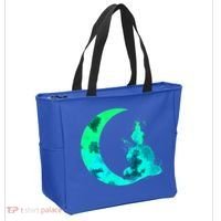 Turquoise Crescent Moon And Buddha Gift Tote Bag thumb 2