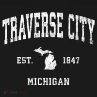 Traverse City Michigan Mi Vintage Athletic Sports T-Shirt thumb 7
