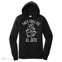 They Call Me El Jefe Mexican Boss Chef Sheriff Sombrero Women's Hoodie thumb 0