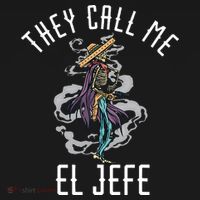 They Call Me El Jefe Mexican Boss Chef Sheriff Sombrero Women's Hoodie thumb 2