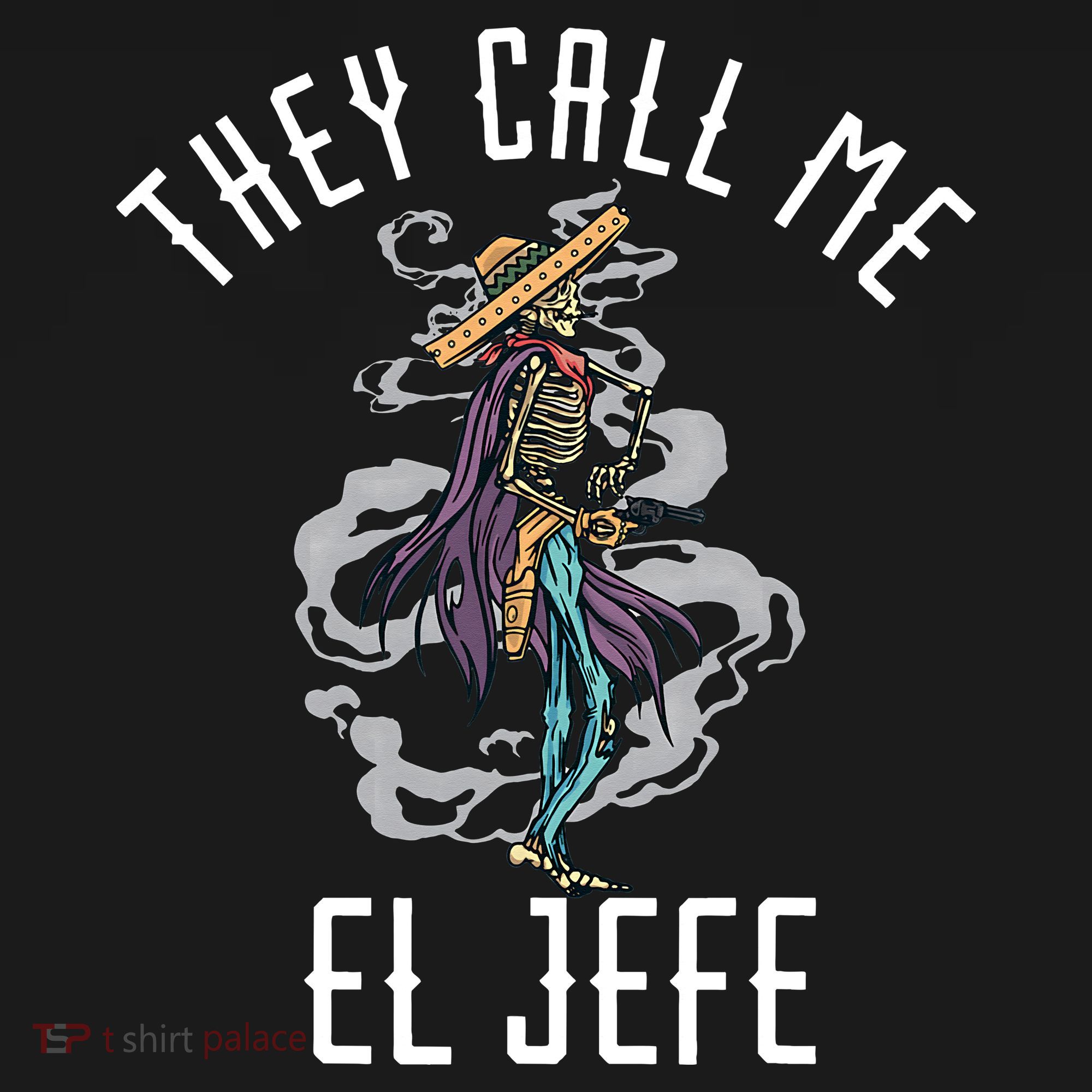 They Call Me El Jefe Mexican Boss Chef Sheriff Sombrero Mousepad