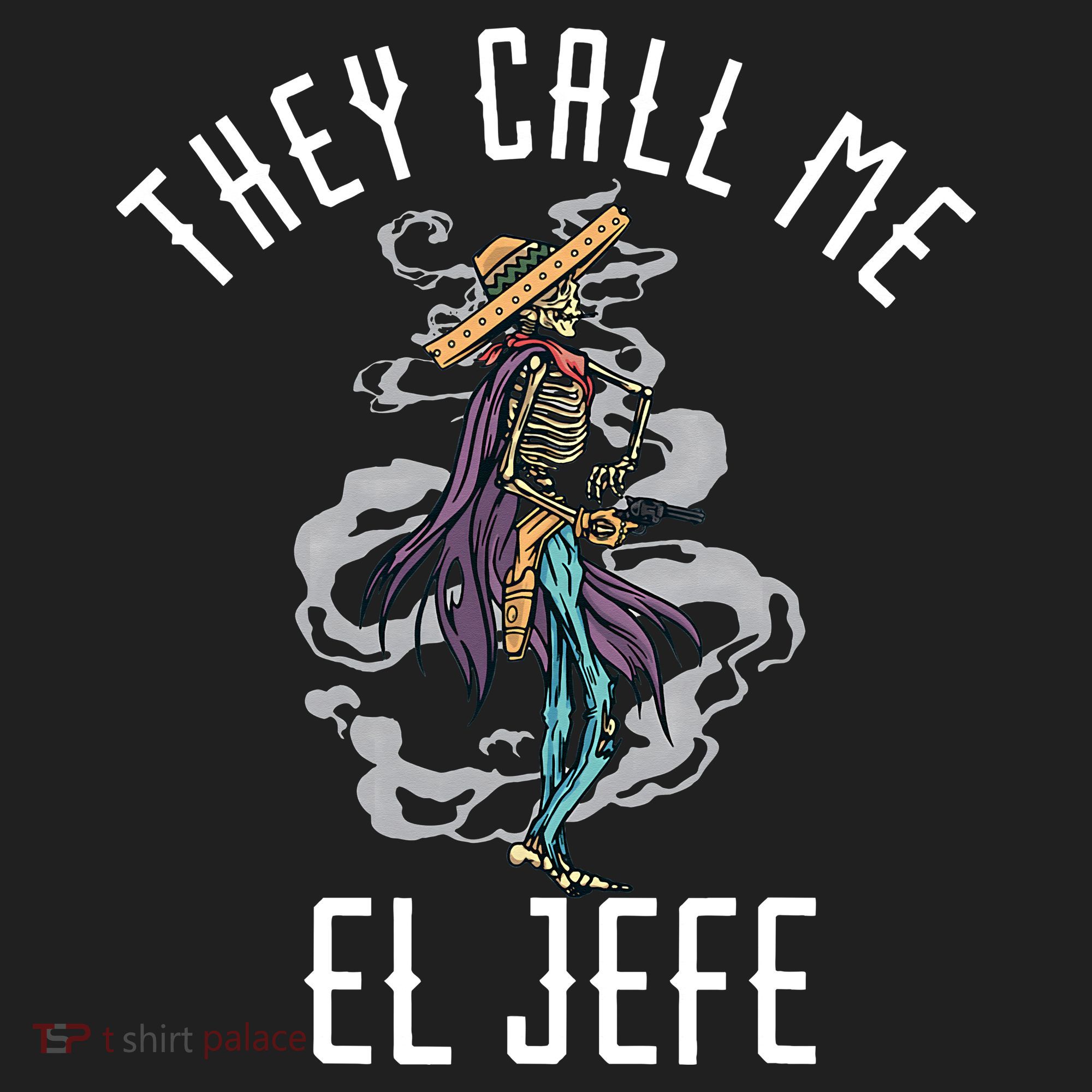 They Call Me El Jefe Mexican Boss Chef Sheriff Sombrero Hat