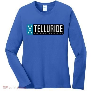 Telluride Colorado Mountain Ski Gift Women's Long Sleeve Shirt