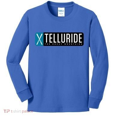 Telluride Colorado Mountain Ski Gift Kids Long Sleeve Shirt