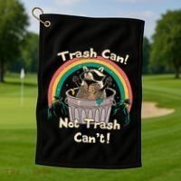 Trash Can Not Talker Can’T Golf Towel thumb 1