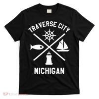 Traverse City Northern Michigan Sailing Boating T-Shirt thumb 0