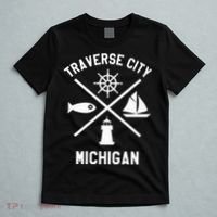 Traverse City Northern Michigan Sailing Boating T-Shirt thumb 5
