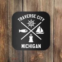 Traverse City Northern Michigan Sailing Boating Coaster thumb 0