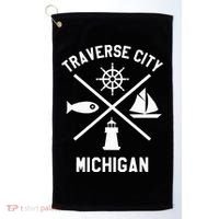 Traverse City Northern Michigan Sailing Boating Golf Towel thumb 0