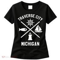 Traverse City Northern Michigan Sailing Boating Women's T-Shirt thumb 0