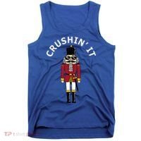 Trendy Christmas Nutcracker Crushin It Tank Top thumb 0