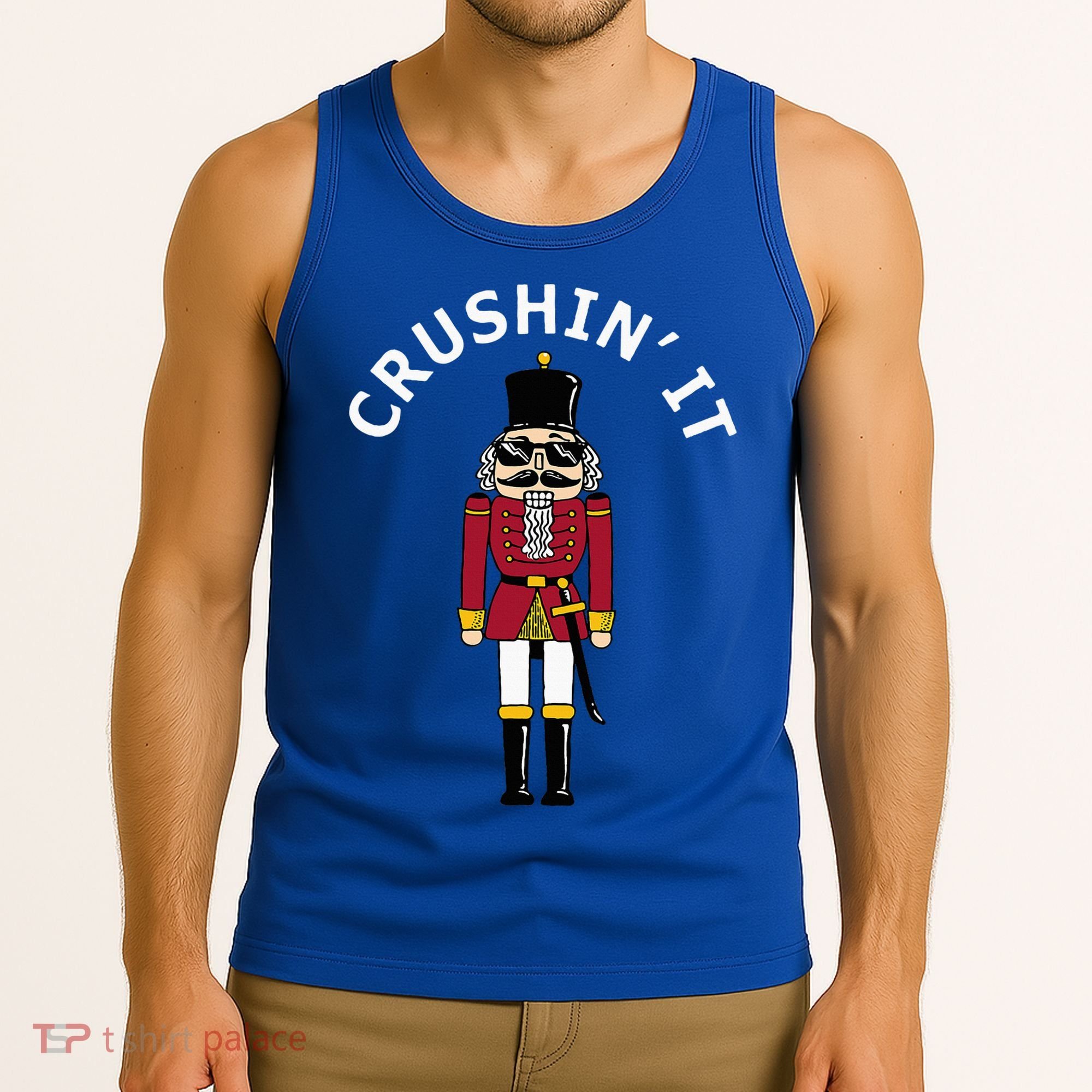 Trendy Christmas Nutcracker Crushin It Tank Top