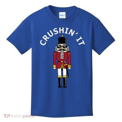 Trendy Christmas Nutcracker Crushin It Kids T-Shirt