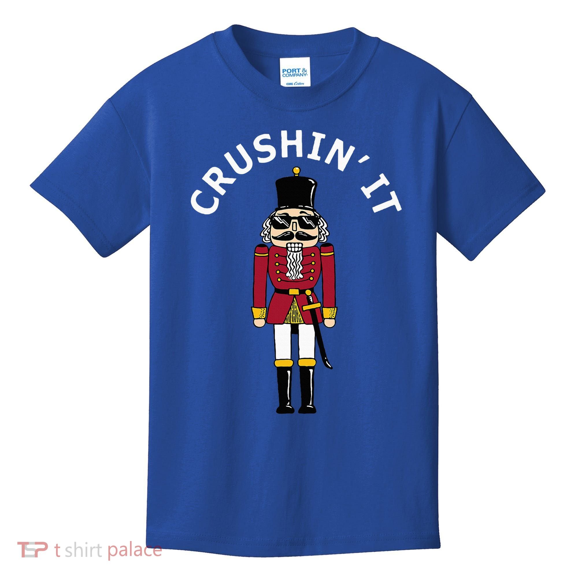 Trendy Christmas Nutcracker Crushin It Kids T-Shirt