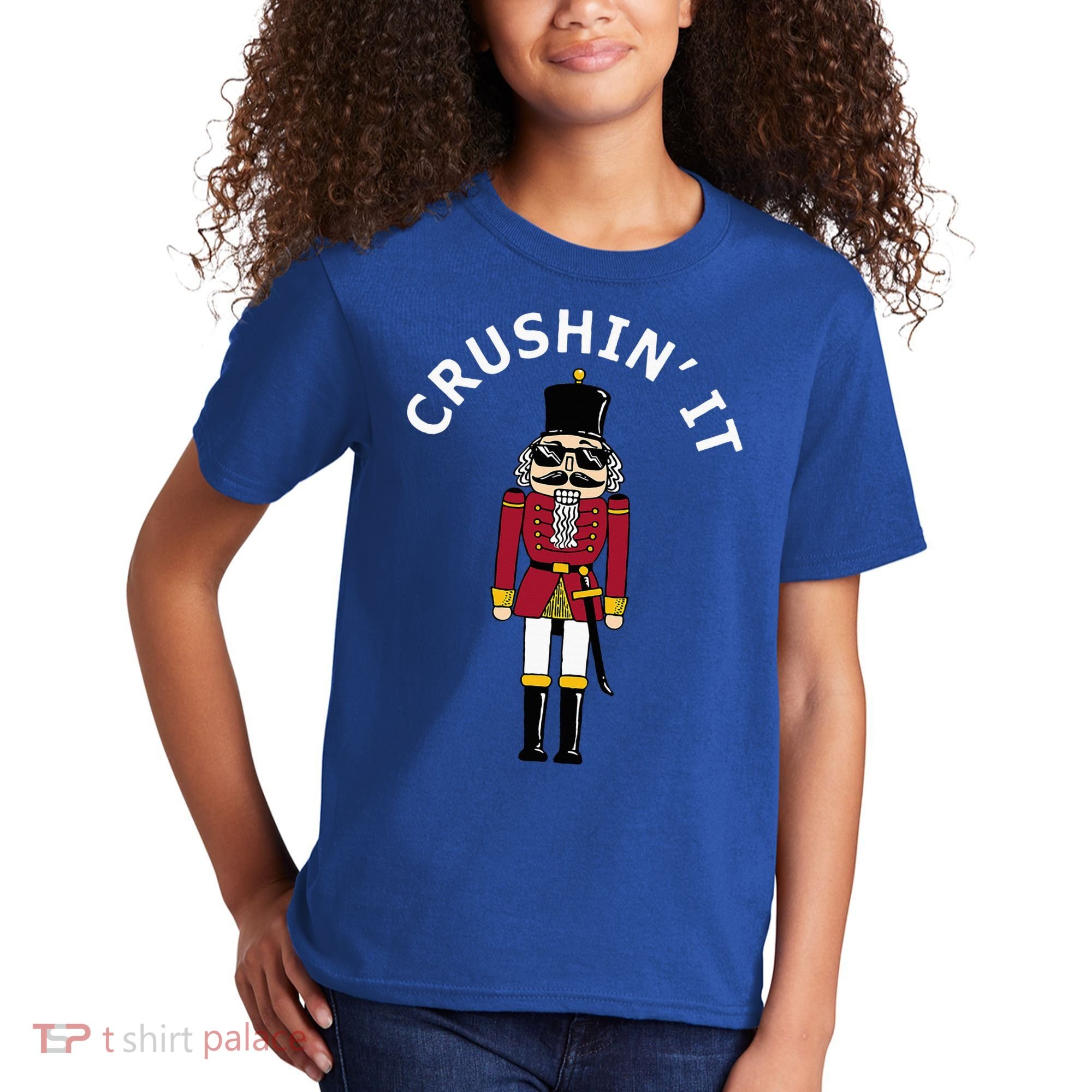Trendy Christmas Nutcracker Crushin It Kids T-Shirt