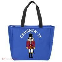 Trendy Christmas Nutcracker Crushin It Tote Bag thumb 0