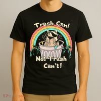 Trash Can Not Trash CanT Funny Raccoon T-Shirt thumb 3