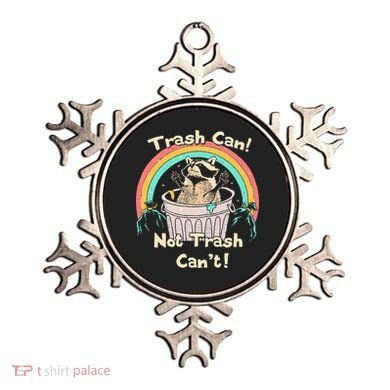 Trash Can Not Trash CanT Funny Raccoon Ornament