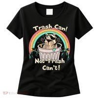 Trash Can Not Trash CanT Funny Raccoon Women's T-Shirt thumb 0