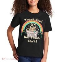 Trash Can Not Trash CanT Funny Raccoon Kids T-Shirt thumb 2